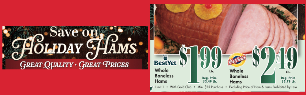 Save on Holiday Hams